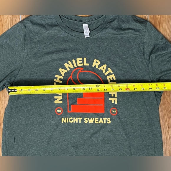 Nathaniel Rateliff & the Night Sweats Shirt NWOT Adult XL Moon and Stars Tee - Picture 4 of 4